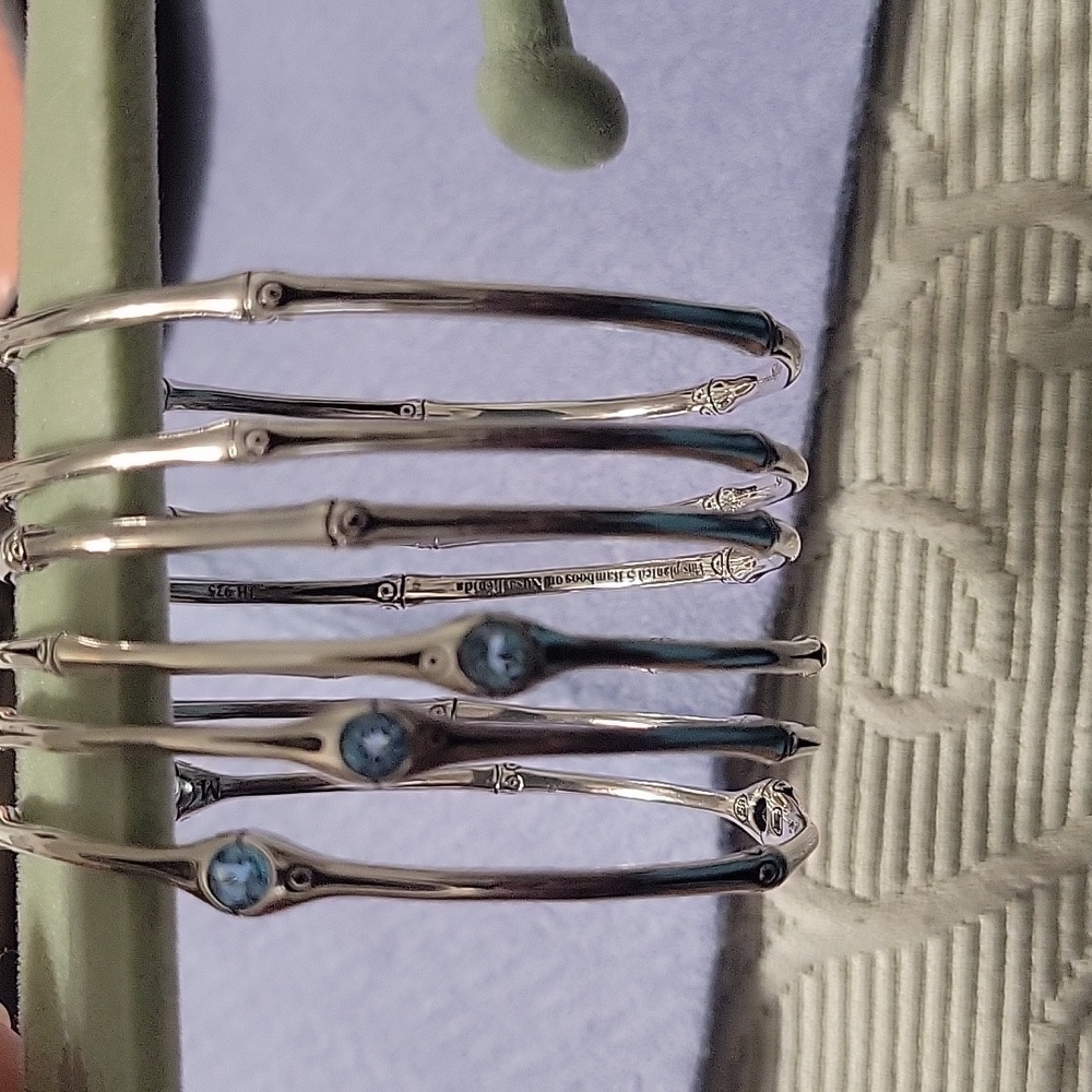 John Hardy Set Of (6) Bamboo Bangles
